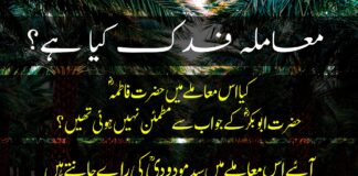 رسول اللہ ﷺ کی میراث کا مسئلہ