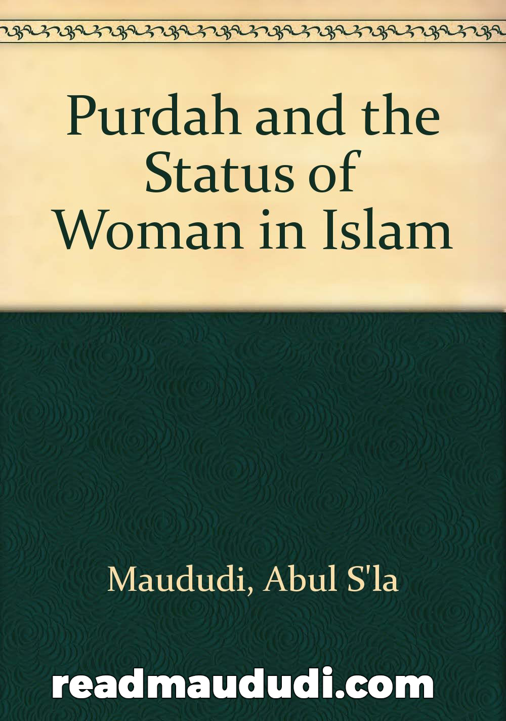 Purdah and status of women in Islam